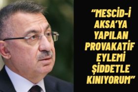 Fuat Oktay’tan Mescid‑i Aksa’ya Düzenlenen Baskına Sert Tepki