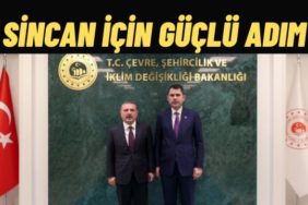 Sincan’da Kritik Görüşme Bakan Murat Kurum ile Başkan Murat Ercan Bir Araya Geldi
