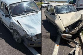 Suruç'ta otomobiller çarpıştı: 3 yaralı