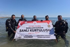 Urfa'nın "Şanlı" destanı su altında kutlandı