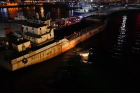 Üsküdar'da gemiye çarpan tekne battı; 5 kişi kurtarıldı