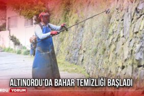 Altınordu'da Bahar Temizliği Başladı