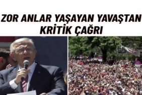 Kürside Zor Anlar Yaşayan Yavaş’tan Kurultay Çağrısı