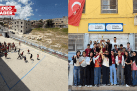 Şanlıurfa’da okulda futbol şöleni! Miniklerin turnuvasında büyük heyecan