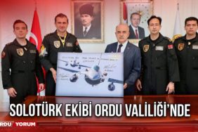 SOLOTÜRK ekibi Ordu Valiliği’nde