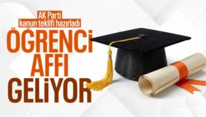 Öğrenci affı TBMM gündemine geliyorÜniversite eğitimlerini yarıda bırakmak zorunda kalan öğrenciler için yapılan af düzenlemesi çalışmalarında sona gelindi.