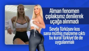 Alman Fenomen Edda Elisa Kıyafeti Yüzünden Uçağa Alınmadı! "Üzerinizde Bir Şey Yok"