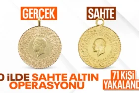 Bakan Gürlek Duyurdu: 10 İlde Dev Sahte Altın Operasyonu! 71 Gözaltı Kararı