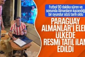 Paraguay'da Almanya Zaferi Sonrası Çılgınlık: Resmi Tatil İlan Edildi!