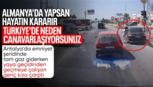 Antalya Manavgat'ta Feci Kaza: Alman Sürücü Emniyet Şeridinde Genç Kıza Çarptı!