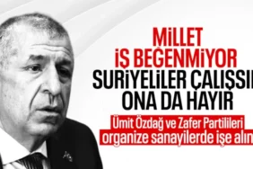 Ümit Özdağ'dan Yabancıların Çalışma Düzenlemesine Sert İtiraz!