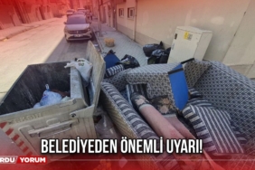 Belediyeden Önemli Uyarı!