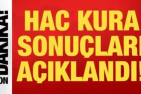 Hac Kura Çekimi Sonuçlandı: 1 Milyon 878 Bin 46 Aday Katıldı