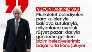 Cumhurbaşkanı Erdoğan'dan Muhalefete Sert Gönderme: "Onlar Para Kuleleriyle, Biz Başarılarımızla"