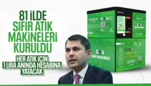 Bakan Kurum Duyurdu: Depozito Yönetim Sistemi (DOA) Başladı! Şişe Başı 1 TL Nakit Kazanç