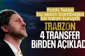 Trabzonspor'dan Gövde Gösterisi! 4 Transfer Birden Resmen Açıklandı (KAP Maliyetleri)