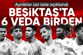 Beşiktaş'ta Büyük Temizlik! Tam 6 Futbolcuyla Yollar Resmen Ayrıldı