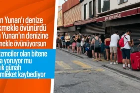 Yunan Adalarına Türk Akını! Sisam Adası'nda Kilometrelik Vize Kuyruğu