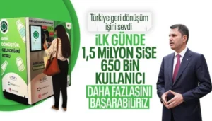 Depozito Yönetim Sistemi Başladı! Bakan Murat Kurum İlk Gün Bilançosunu Açıkladı