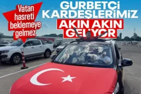Gurbetçilerin Türkiye'ye Sıla Yolculuğu Sürüyor: Sınır Kapılarında Duygusal Anlar