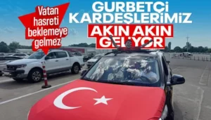 Gurbetçilerin Türkiye'ye Sıla Yolculuğu Sürüyor: Sınır Kapılarında Duygusal Anlar