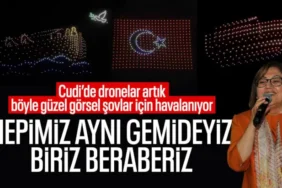 Şırnak'ta Hz. Nuh'u Anma Merasimi'nde 500 Dronla Görsel Şölen