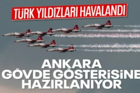 Türk Yıldızları NATO Zirvesi İçin Son Provasını Ankara'da Tamamladı