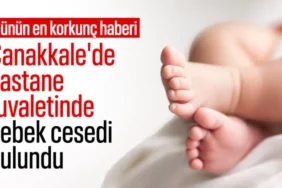 Çanakkale'de Kan Donduran Olay: Hastane Tuvaletinde Bebek Cesedi Bulundu