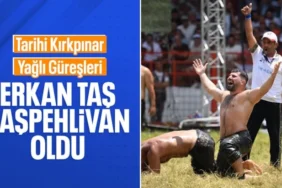 Kırkpınar'da Altın Kemer Sinoplu Erkan Taş'ın: Feyzullah Aktürk Finalde Kaybetti