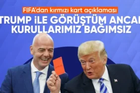 Infantino'dan kırmızı kart açıklaması: Trump'tan bir telefon aldım