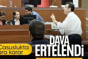 Ekrem İmamoğlu'nun yargılandığı davada tutukluluğa devam kararı