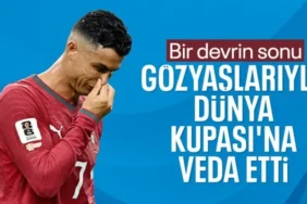 Cristiano Ronaldo'dan Dünya Kupası'na Gözyaşlarıyla Veda: İspanya Portekiz'i Eledi