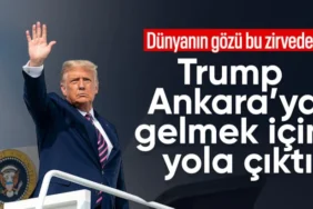 Trump, Tarihi NATO Zirvesi İçin Air Force One İle Ankara Yolunda