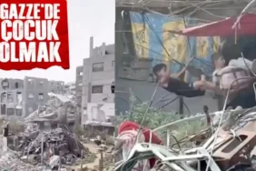 Yıkıntılar Arasında Umut: Gazzeli Çocuklar Zorluklara Rağmen Oyun Oynuyor