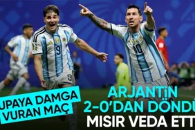 Arjantin Çeyrek Finalde! Tangocular Mısır Karşısında Öldü Öldü Dirildi: 3-2
