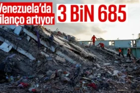 Venezuela Depreminde Can Kaybı 3 Bin 685'e Yükseldi