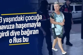 Alanya'da Haşema Krizi: 13 Yaşındaki Kızı Havuza Almayan Rus Site Yöneticisi Tutuklandı (1)