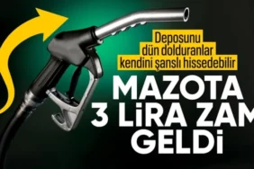 Motorine Zam: Litre Fiyatına 3,10 TL Artış Geldi, 70 TL Sınırı Aşıldı