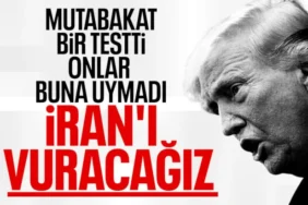 Trump: "Bu Gece ve Yarın İran'ı Sert Vuracağız"