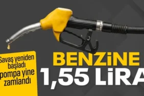 Benzine Gece Yarısı Zam: Litre Fiyatı 1,55 Lira Artıyor