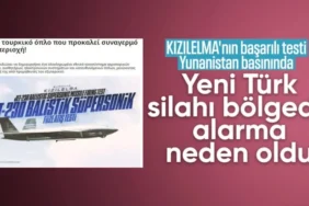 Bayraktar KIZILELMA'nın JET-230 Testi Yunan Basınında Geniş Yankı Buldu