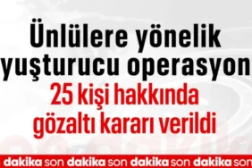 Ünlülere Uyuşturucu Operasyonu: İlyas Yalçıntaş ve Fatih Aksoy Gözaltında