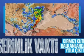 Kırmızı Kütle Geliyor: Türkiye'de Sıcaklıklar 10 Derece Birden Düşüyor