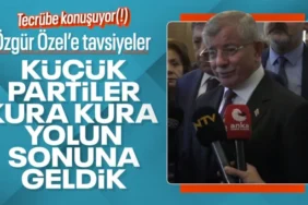 Davutoğlu'ndan Özel'in Yeni Partisine Yorum: "Hayırlı Olsun Demek Düşer"