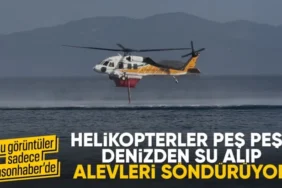 Fethiye Göcek'te Orman Yangını Büyüdü: 14 Helikopter Havadan Müdahale Ediyor