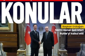 Erdoğan, NATO Genel Sekreteri Mark Rutte'yi kabul etti: Gündem Ankara Zirvesi