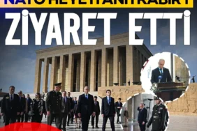 NATO heyetinden Anıtkabir'e ziyaret: Atatürk'ün mozolesine çelenk bıraktılar