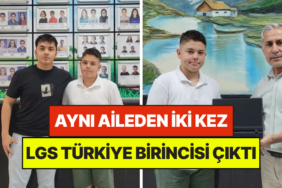 Aynı Aileden İki Kez LGS Türkiye Birincisi Çıktı: Sınavda 500 Tam Puan Aldılar