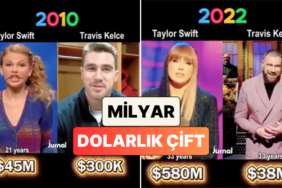 Dünyaevine Giren Taylor Swift ve Travis Kelce Çiftinin Yıllara Göre Dudak Uçuklatan Net Servetleri Hesaplandı