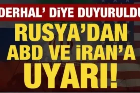 Lavrov'dan Kritik Çağrı: ABD ve İran Derhal Ateşkes Sağlamalı